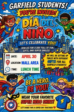 flyer dia de nino